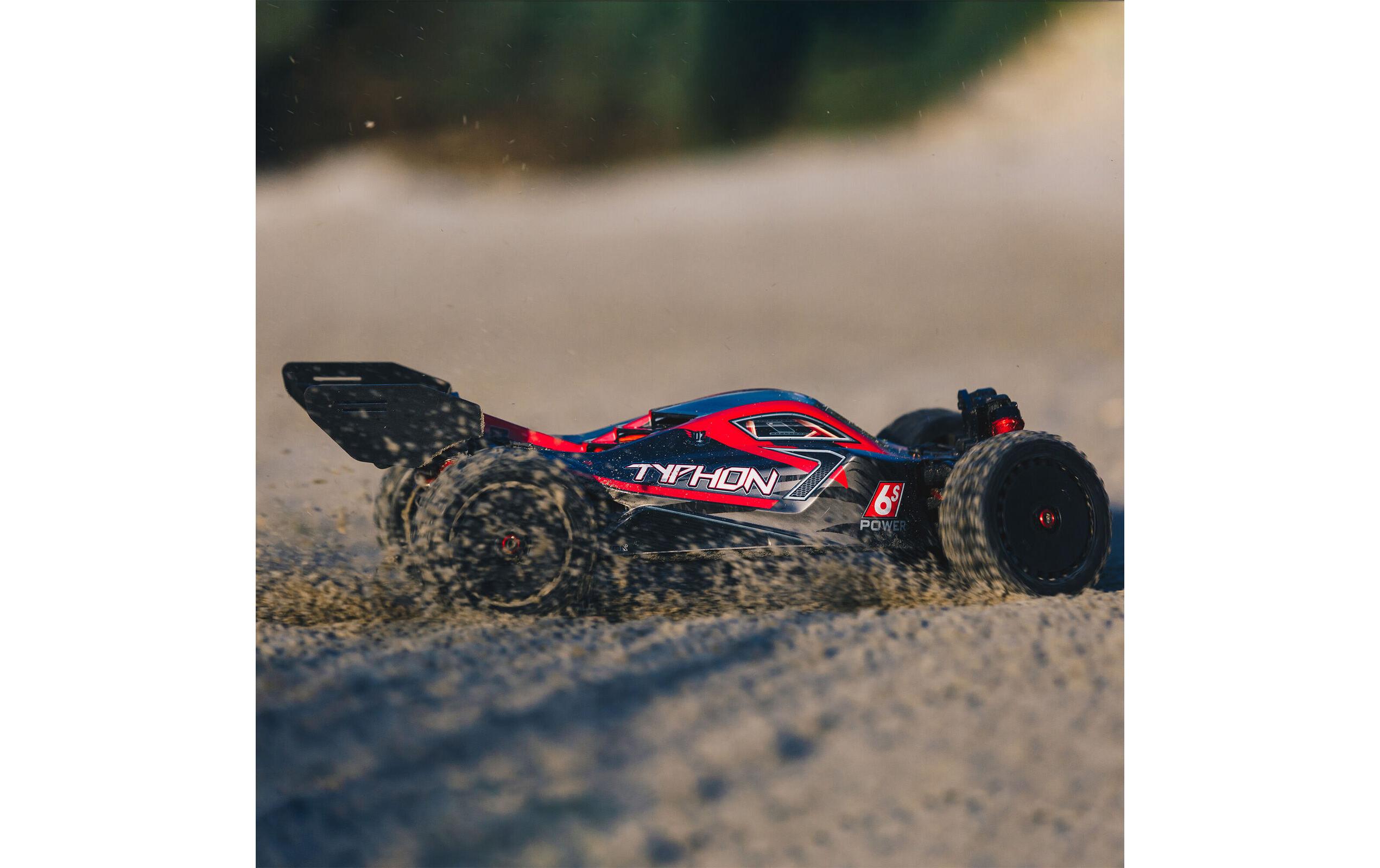 Buggy Typhon 4 x 4 BLX6S ARTR, 1:8<br>Brushless Off-Road Buggy mit Allradantrieb