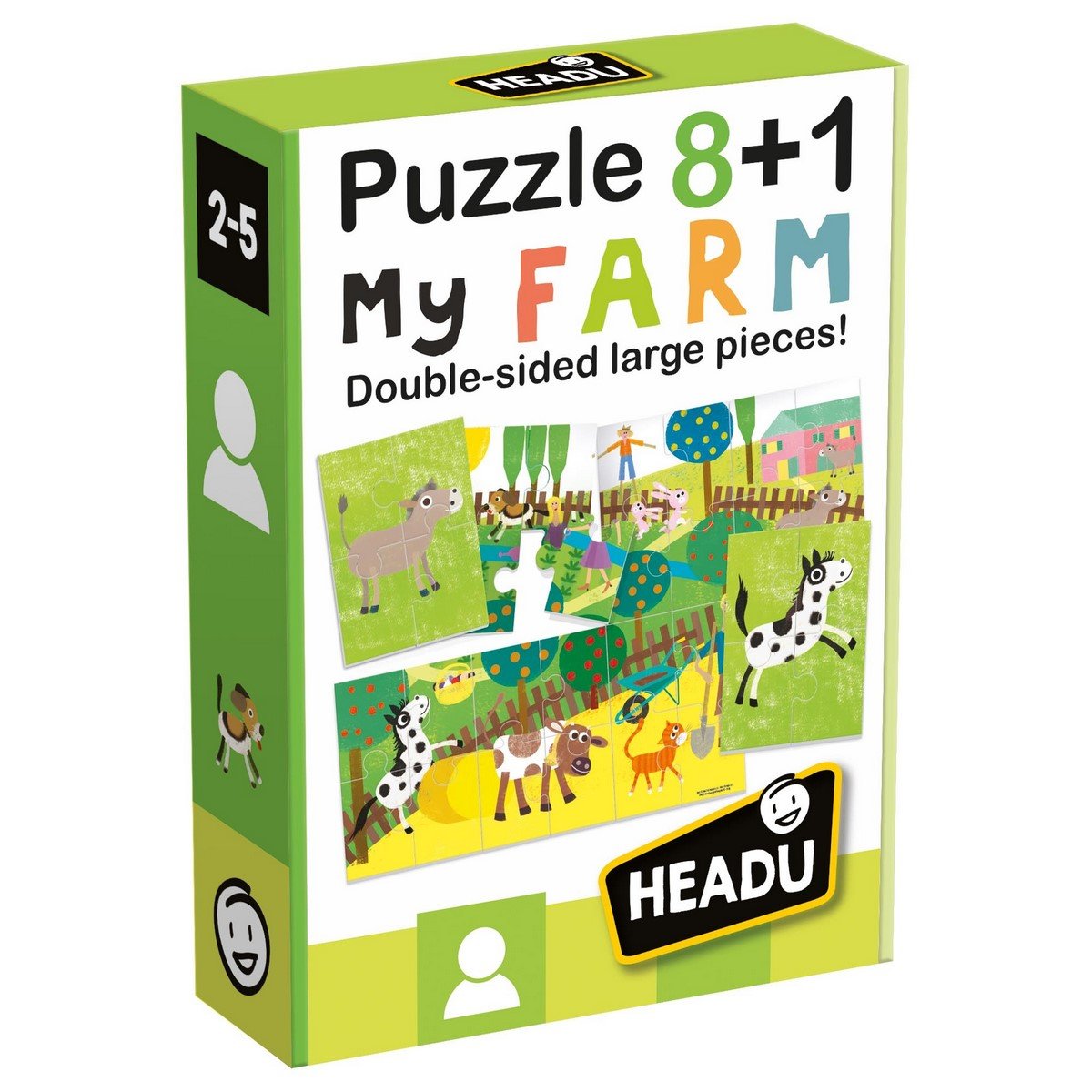 Puzzle 8+1 My Farm Headu