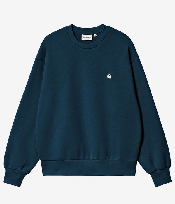 Carhartt WIP W' Casey Sweatshirt women (duck blue silver)