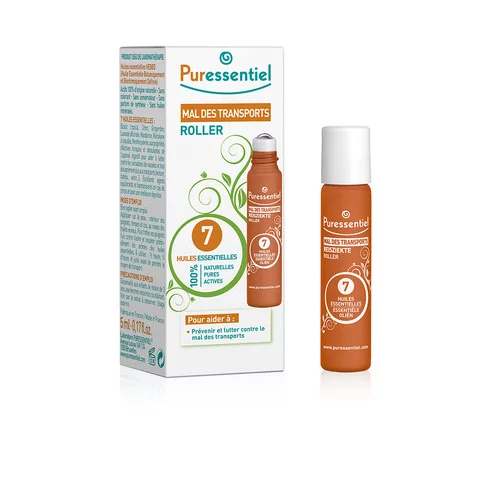 Roller Mal des Transports aux 7 Huiles Essentielles Puressentiel - 5 ml