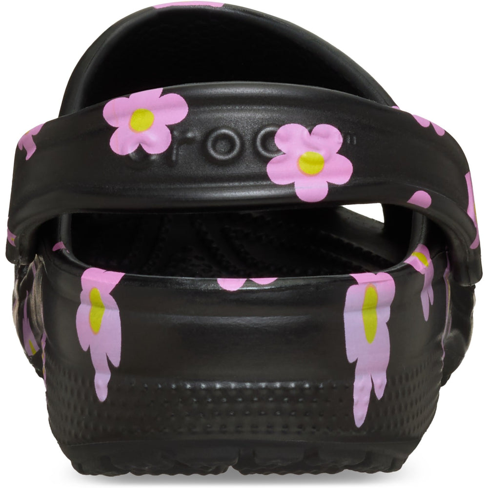 Køb Crocs Black Classic Flower Clog T Blk
