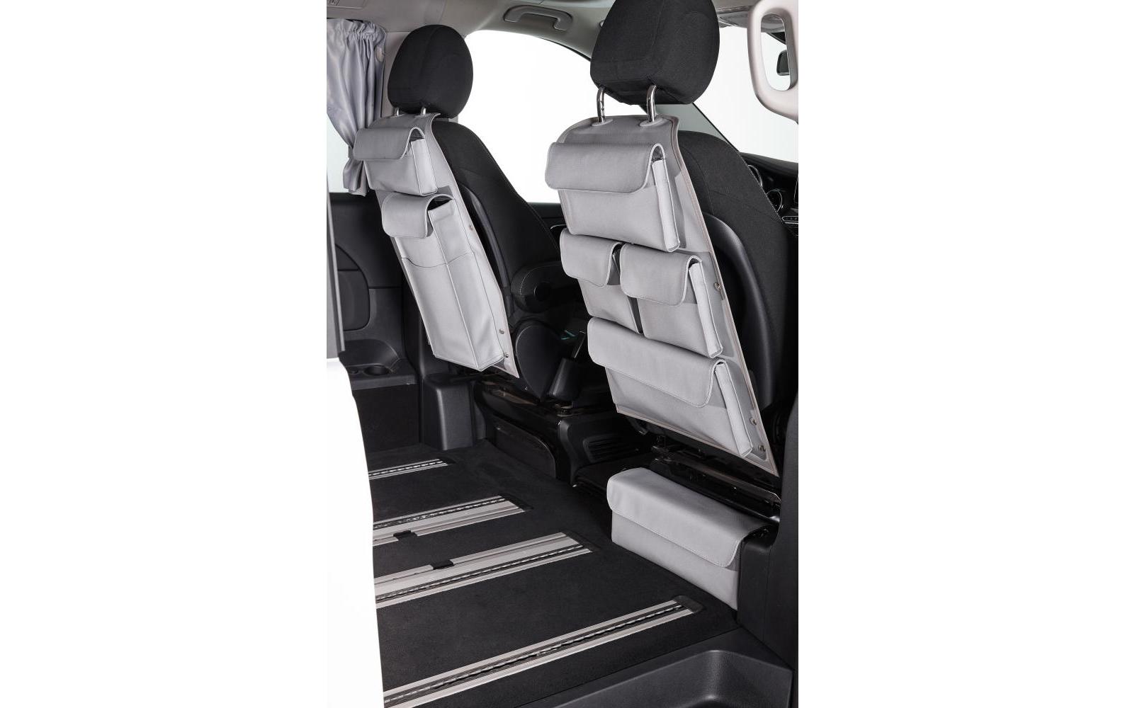 Organizer Universaltasche Mobil, hellgrau mit TragegurtStautaschen / Organizer