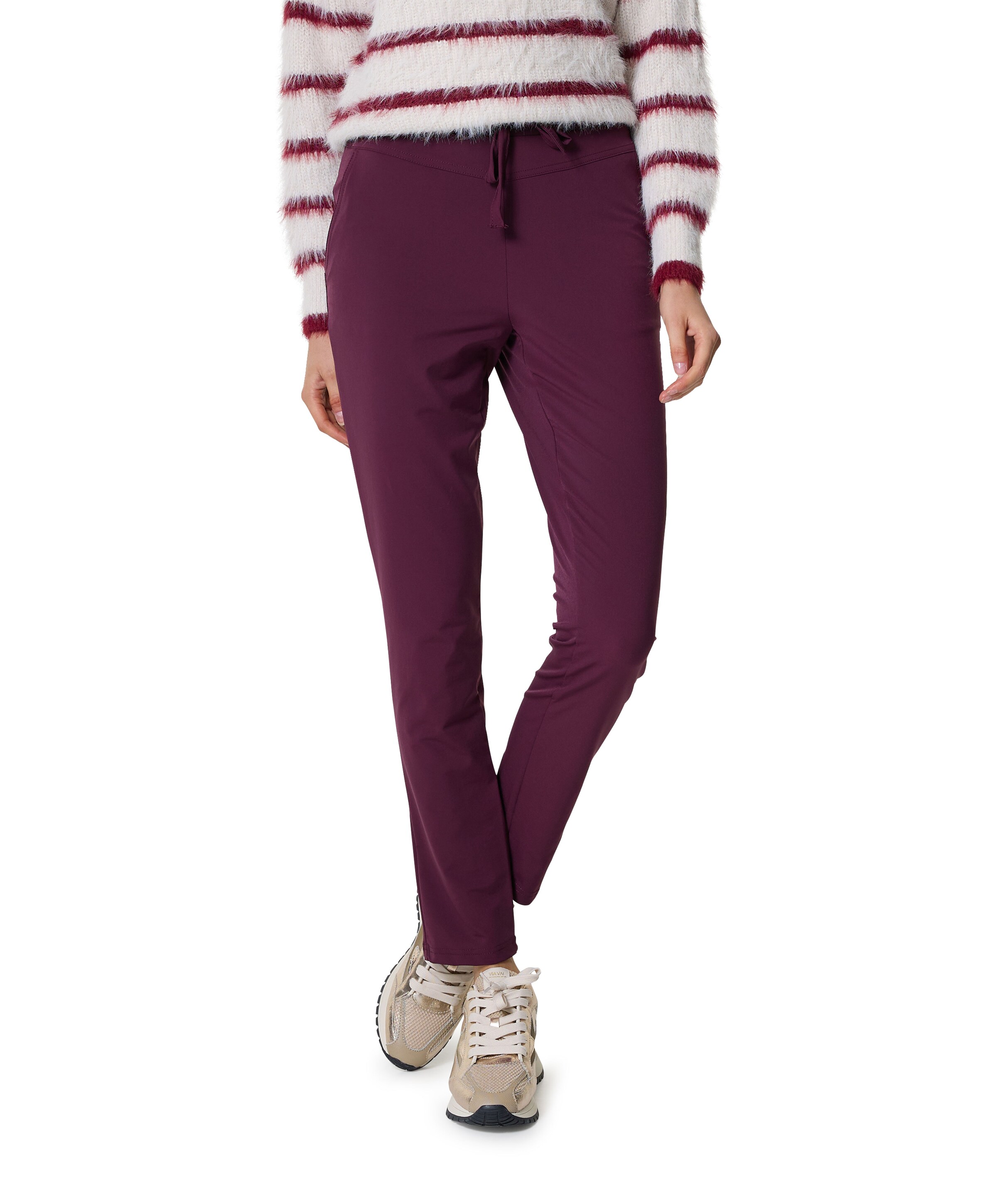 Enjoy Travel casual broek bordeaux