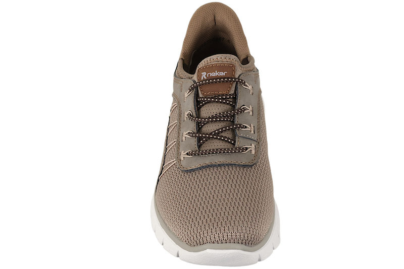 RIEKER HYTTESKO I BEIGE TEKSTIL