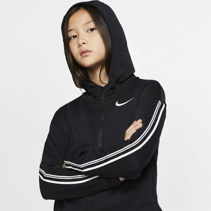 Nike Studio Full Zip Haettetroje Sort