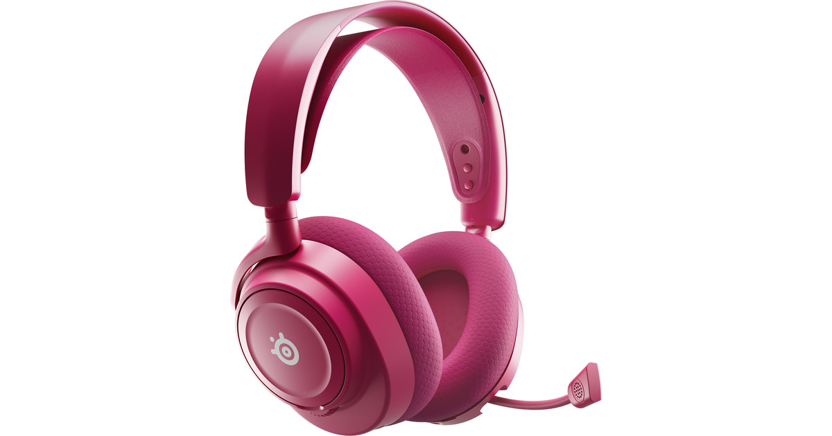 SteelSeriesArctis Nova 7P Wireless Gen 2 over-ear gaming headset  (Magenta, PlayStation 4, PlayStation 5, 2.4 GHz / Bluetooth)