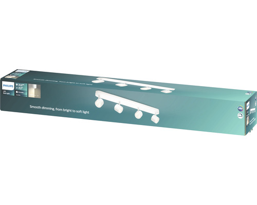 LED-spot 4x4,5W 670 lm 2700 KL 56 cm wit