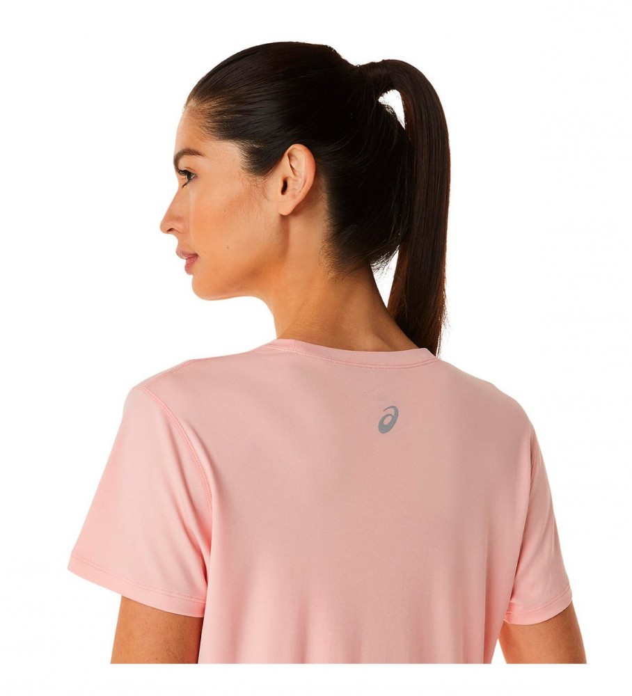 Camiseta rosa Asics Runkoyo