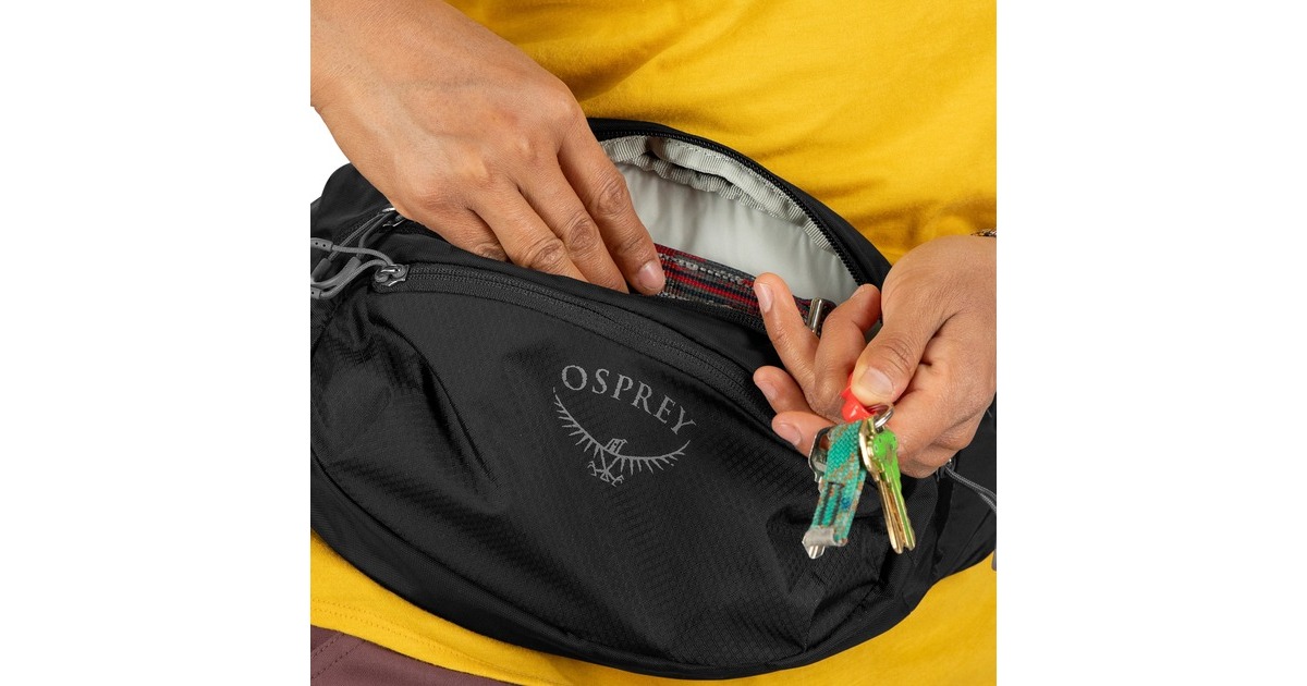 OspreyDaylite Waist tas  (Zwart, 2 liter)