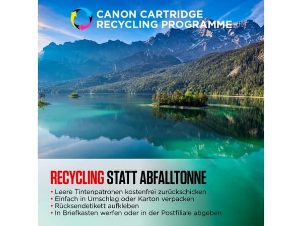 Canon PGI-2500 BK/C/M/Y Multipack - 4 pakker - svart, gul, cyan, magenta - original - blekktank