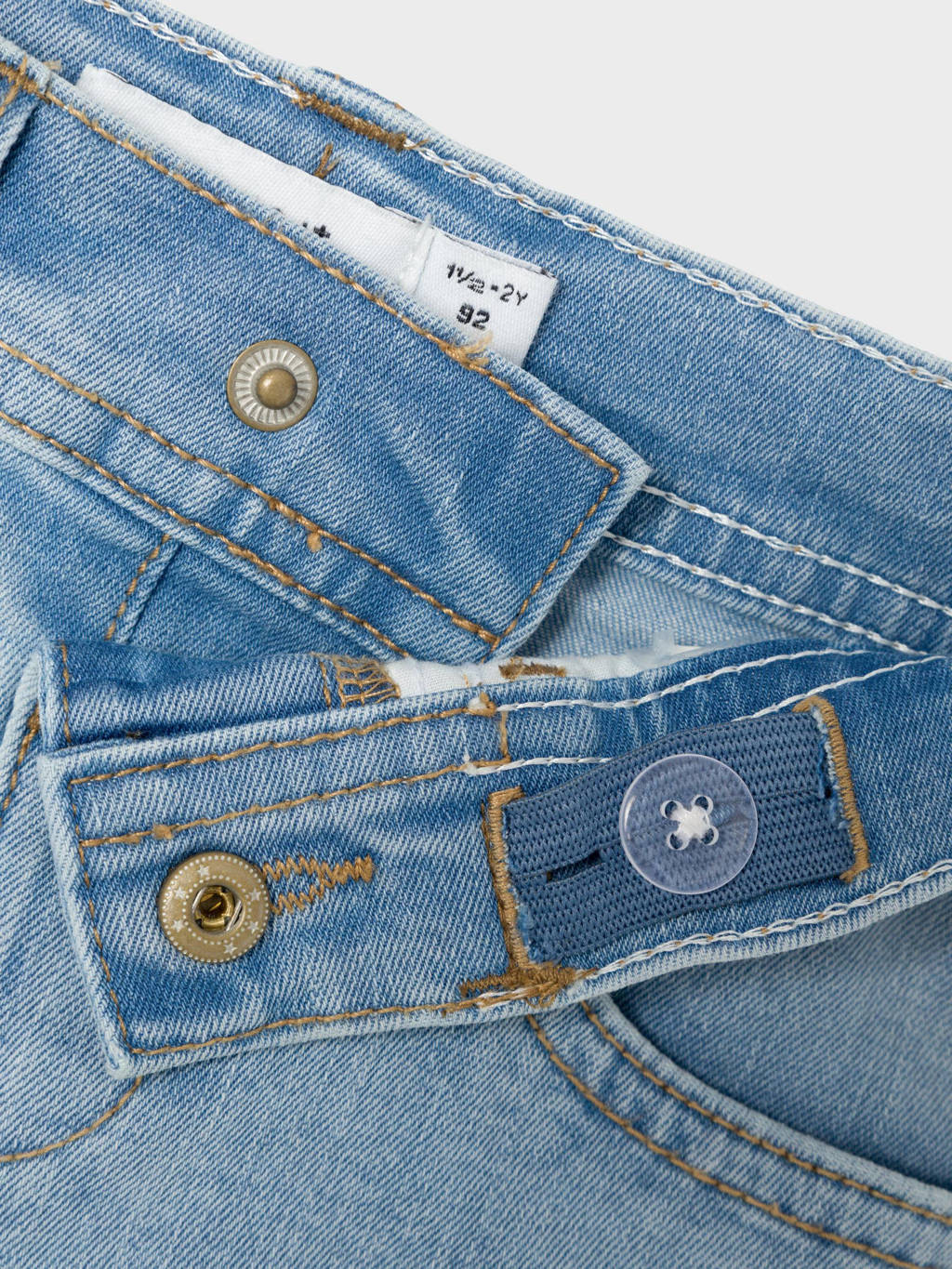 NAME IT slim fit denim short NKFSALLI light blue denim