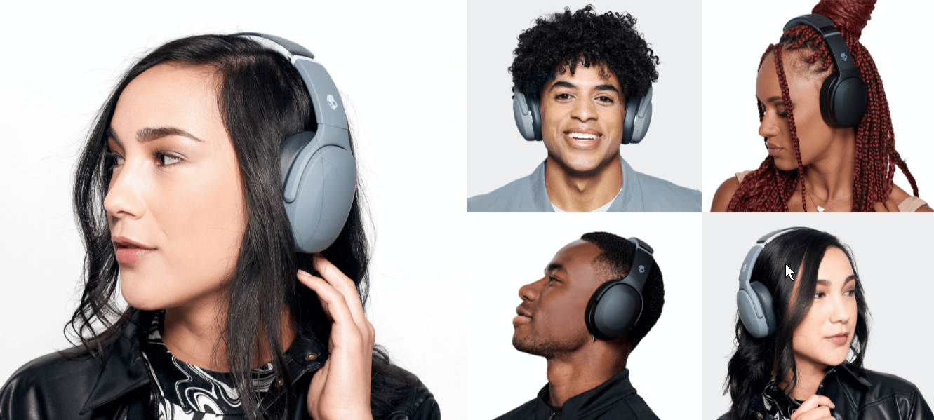 Skullcandy - Crusher EVO Over-Ear Trådløs - Sort