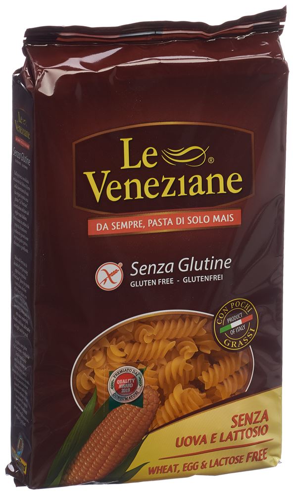LE VENEZIANE Teigwaren Eliche Rigate<br>250 g, aus Mais glutenfrei