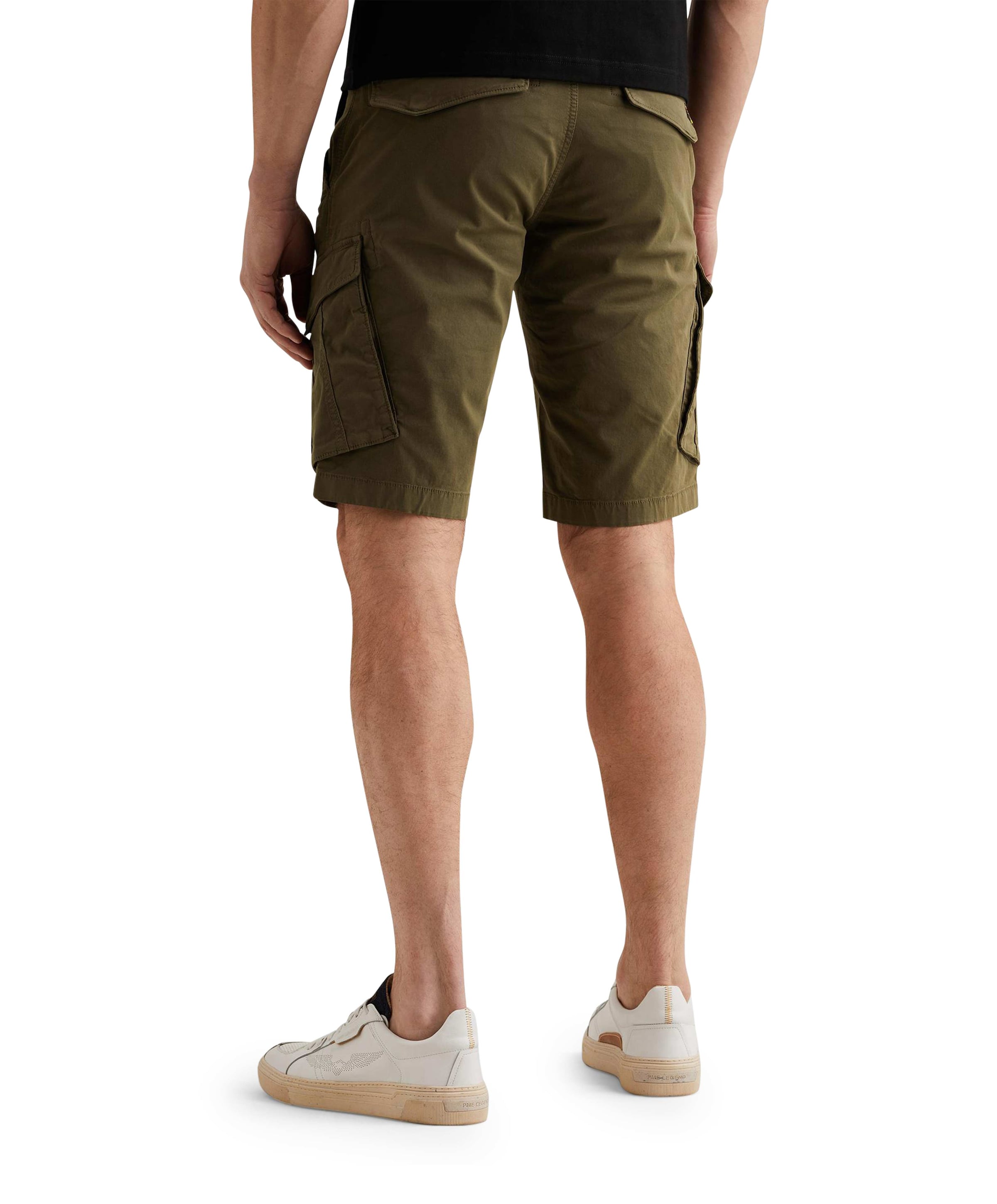 PME Legend NORDROP CARGO SHORTS STRETCH TWILL heren korte broek groen