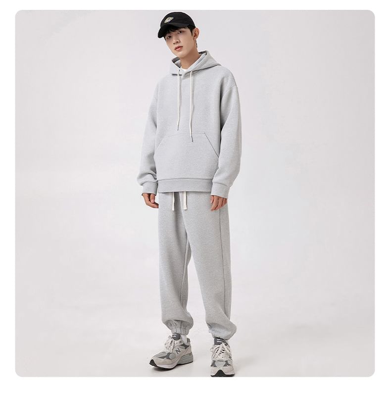 Lefitt - Matching set voor koppels: effen hoodie + joggingbroek