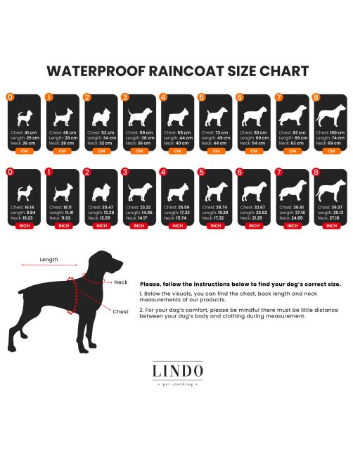 Lindo Honden Regenjas Aqua - Hondenkleding - Zwart 4