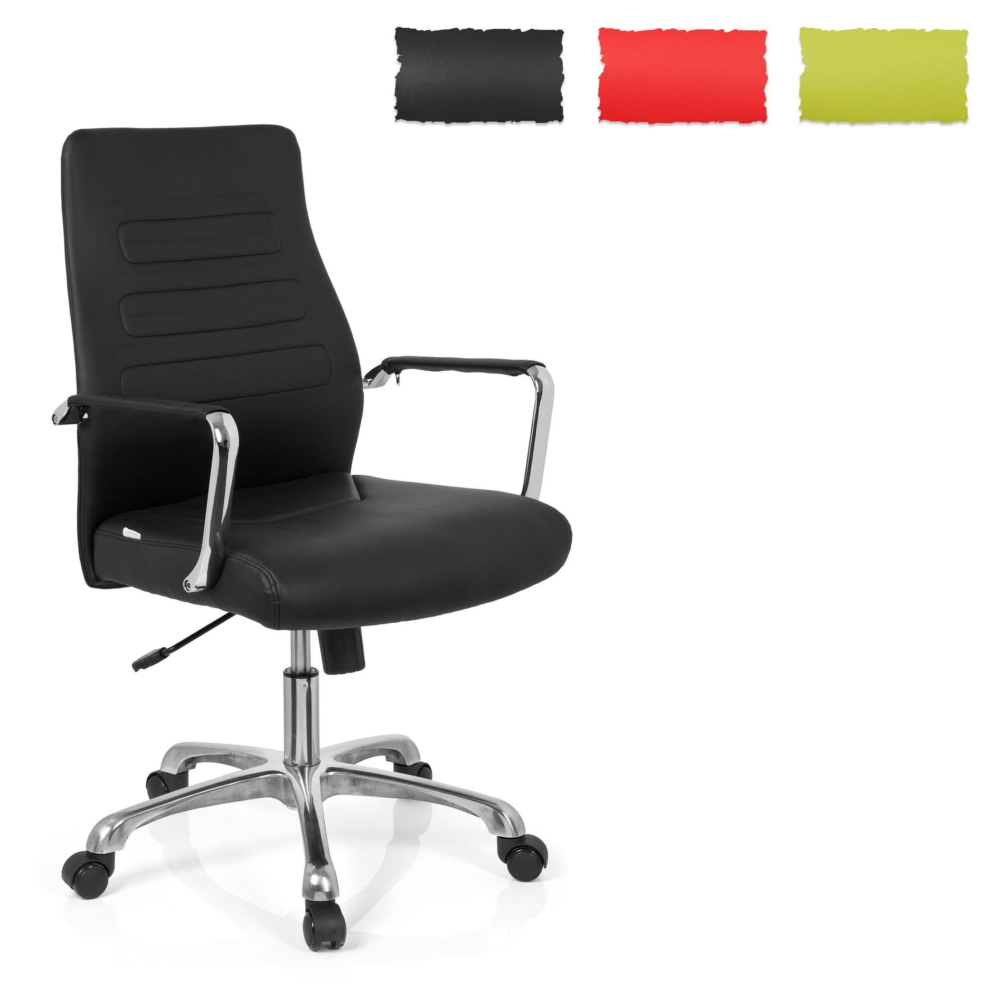 Profi Chefsessel TEWA Kunstleder mit Armlehnen hjh OFFICE