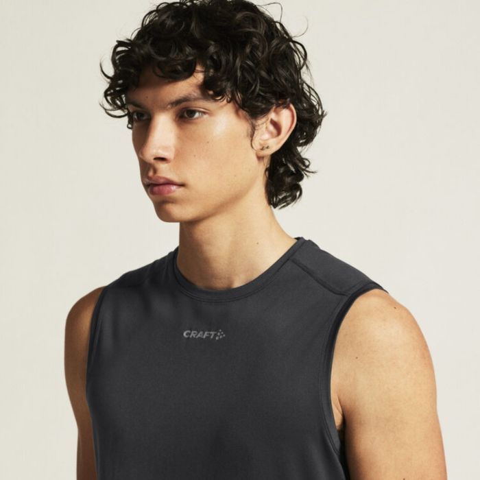 Craft Herre Singletter Adv Essence SL Tee 2 Sort