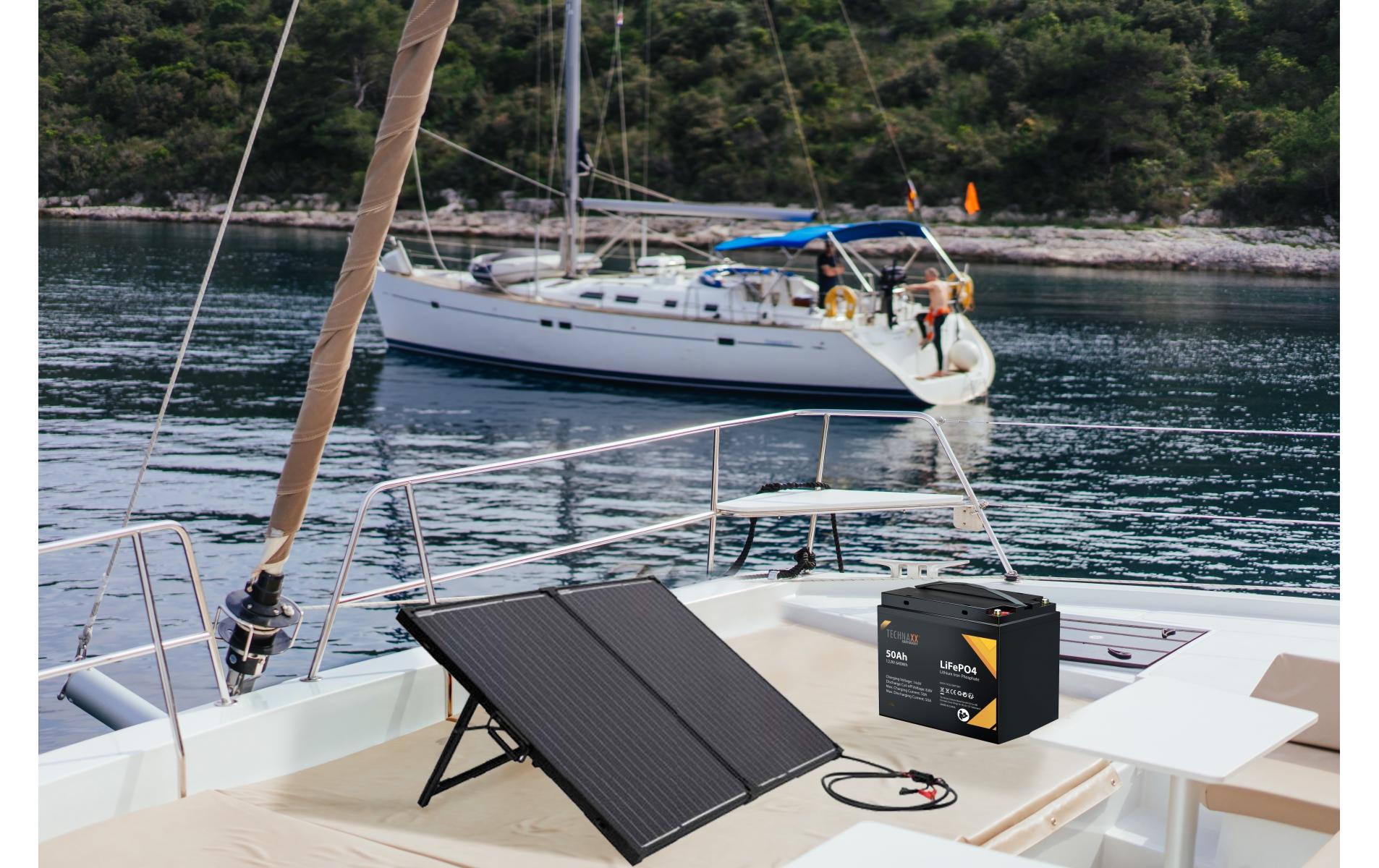 Solarkoffer TX-214 100 W<br>Solarkoffer mit einfacher Installation und Schnellanschluss zum umweltfreundlichen Aufladen Ihrer Batterie
