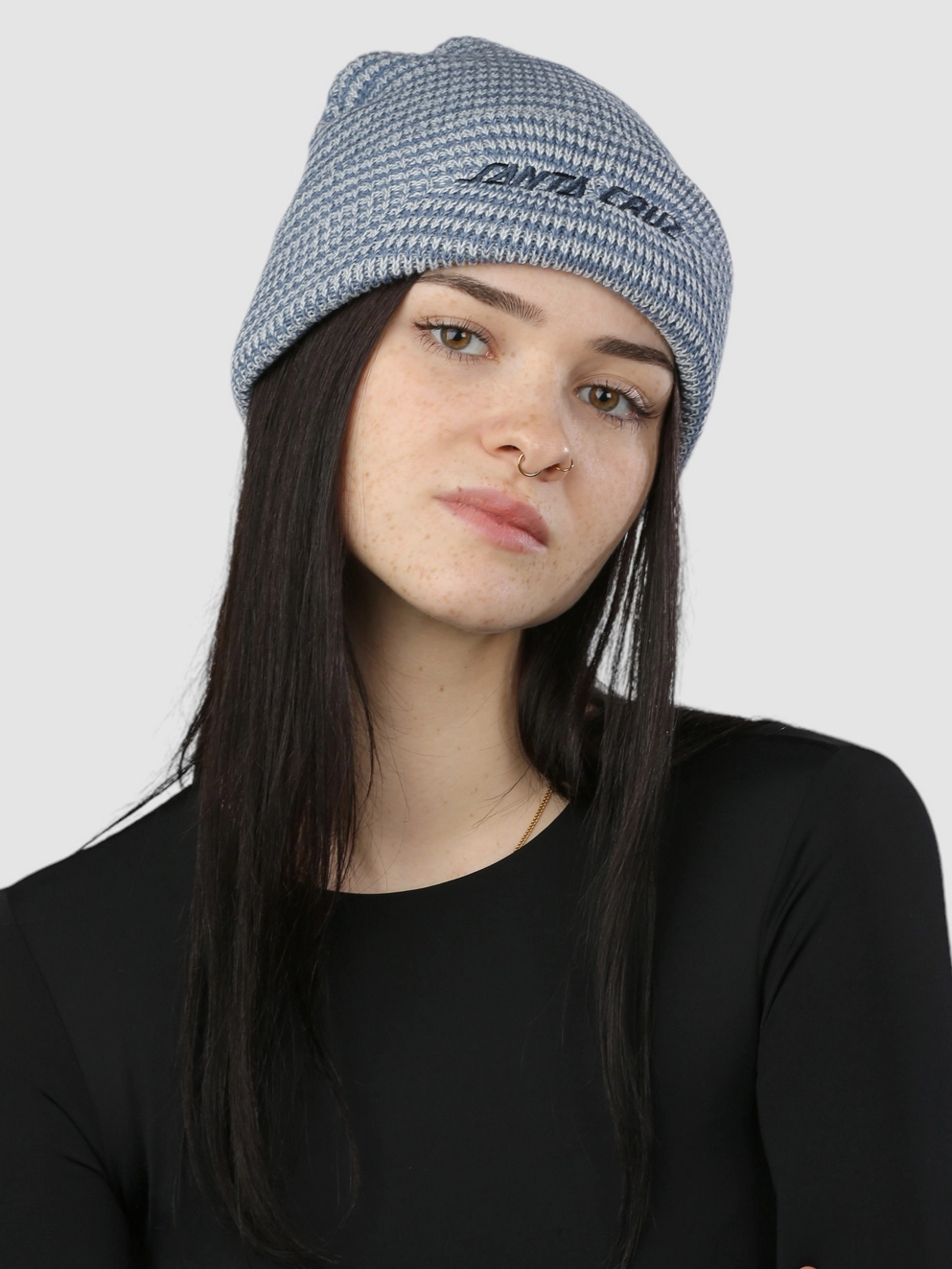 Santa Cruz Strip Marl Beanie blue heather