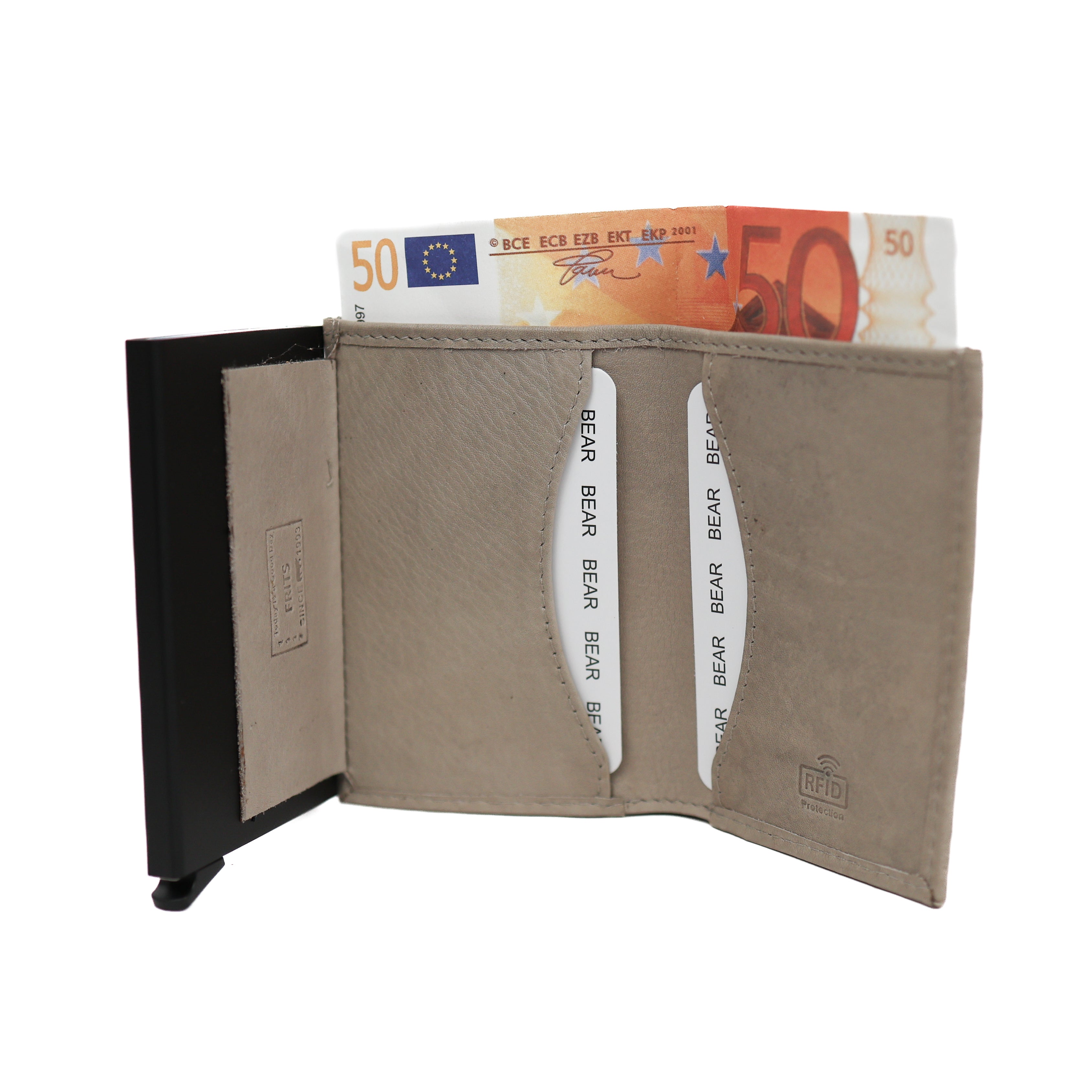 Pasjeshouder 'Frits' ice grey Ice grey
