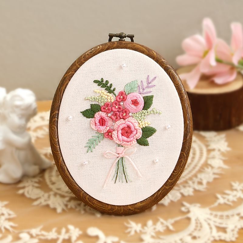 Embroidery Kingdom - DIY-borduurpakket voor ornamenten (verschillende ontwerpen)