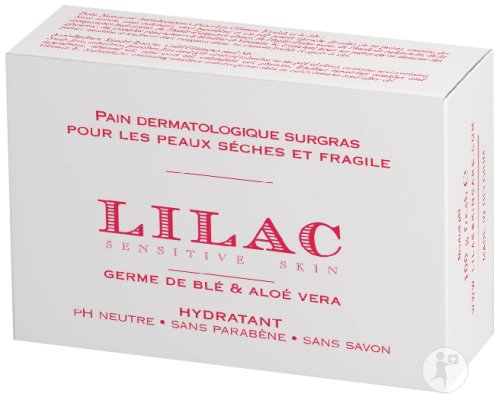 Lilac Sensitive Skin Pain Dermatologique Surgras Pour Peaux Sèches Et Fragiles 100g