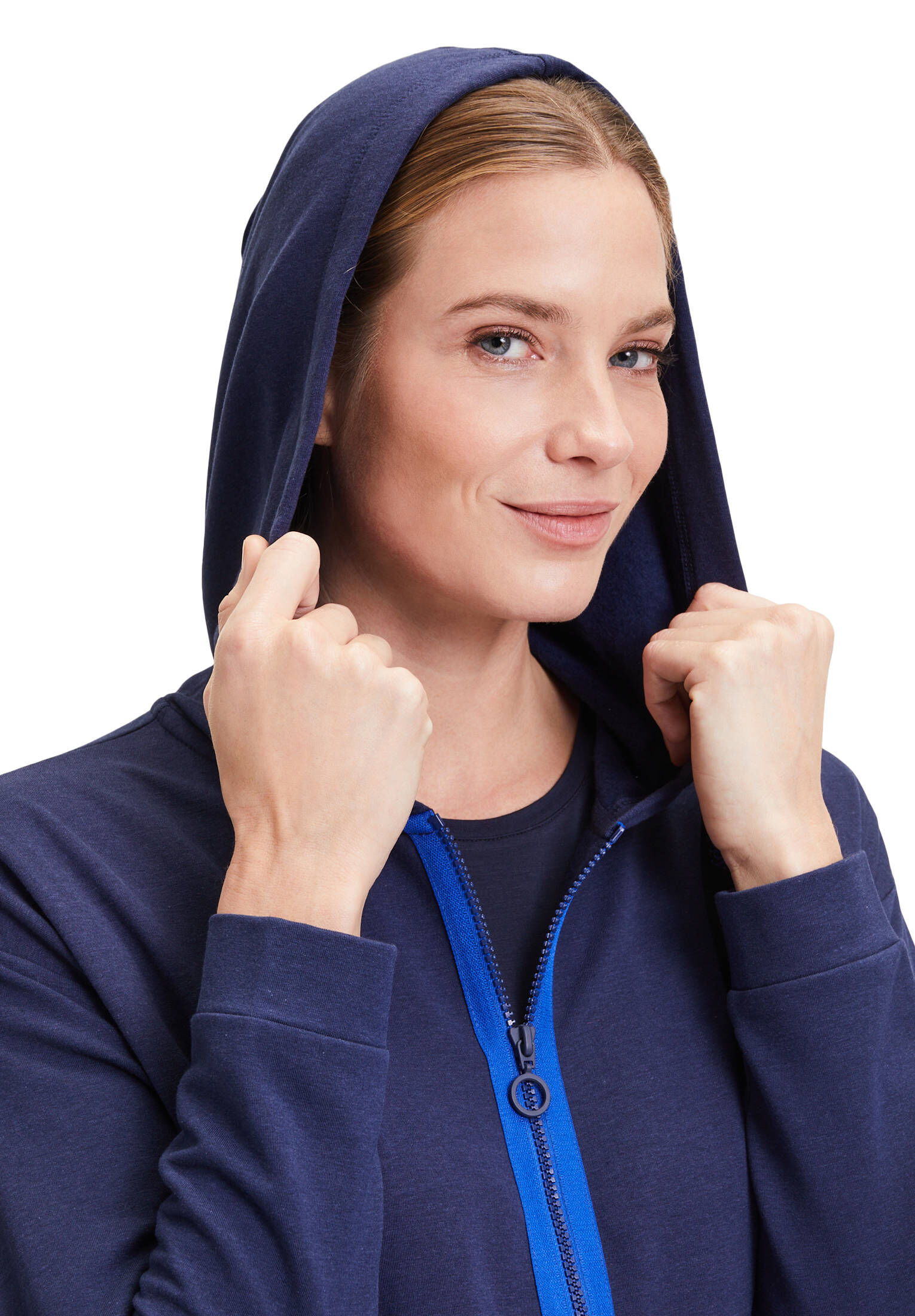 Betty Barclay| Damen Sweatjacke mit Kapuze
