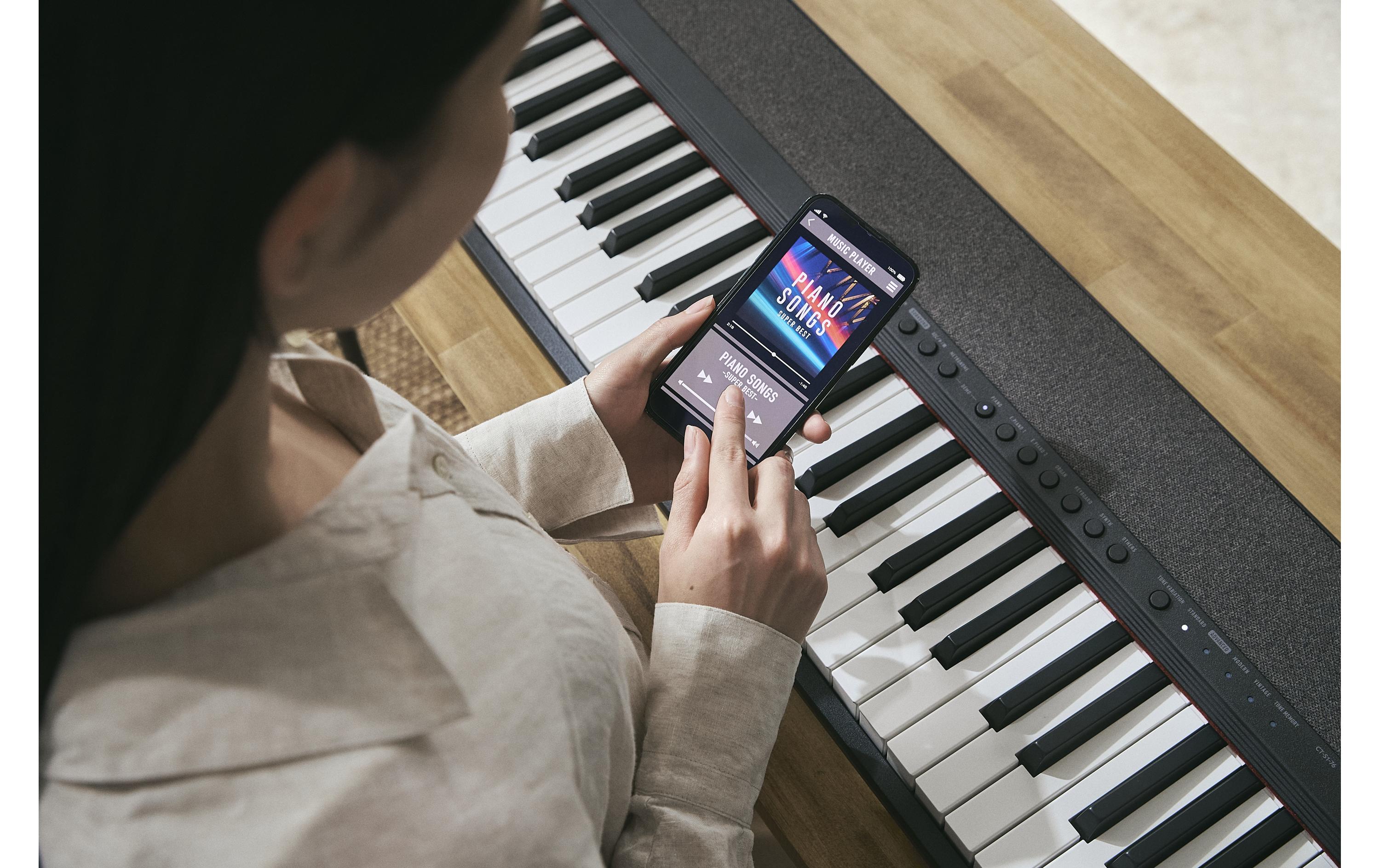 Keyboard CT-S1-76 Schwarz<br>Portables Keyboard mit 76 Tasten