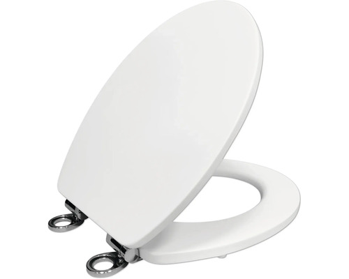 form&style toiletzitting Farallon wit met soft-close mechanisme Easy Fix
