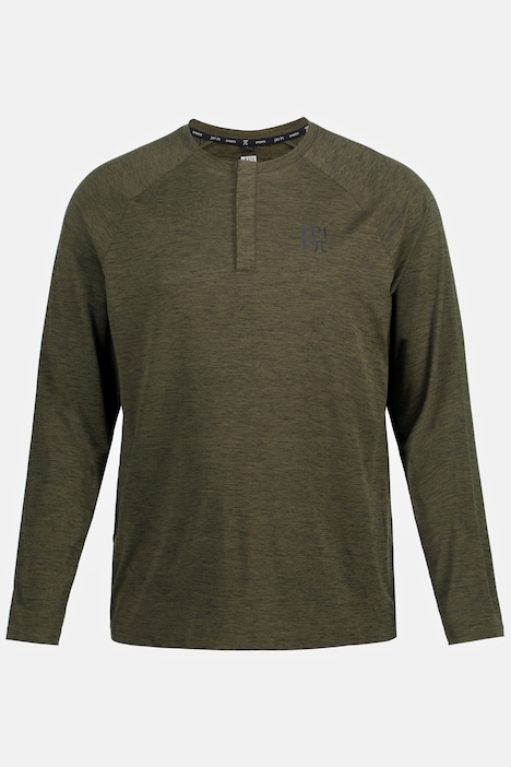 JAY-PI Funktions FLEXNAMIC®, Fitness, Langarm, Knopfleiste, QuickDry