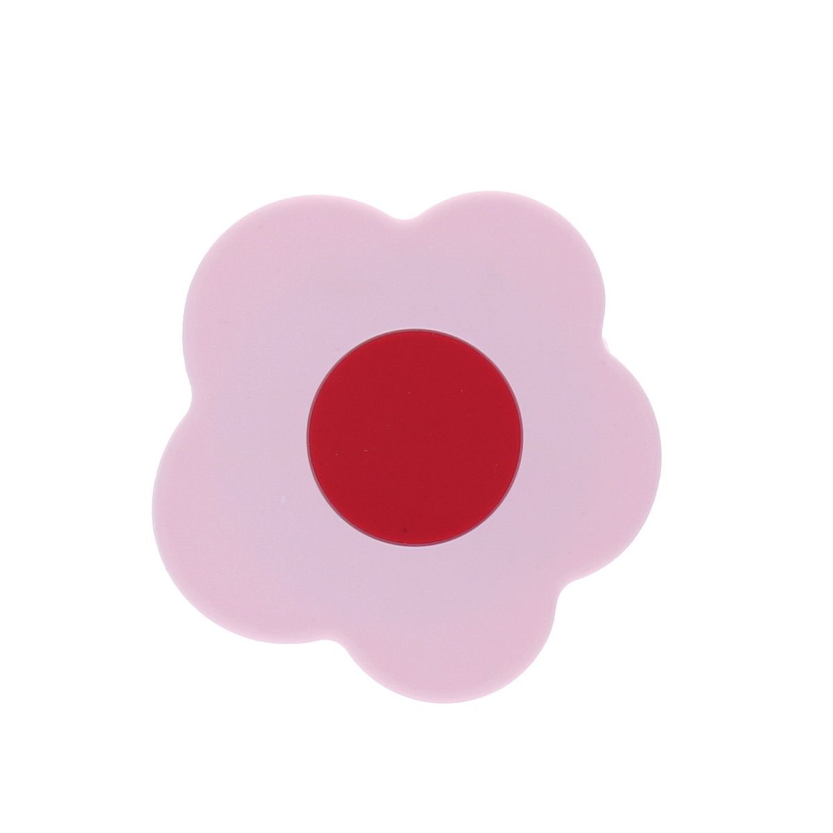 Miroir de poche fleur rose Roodoudou