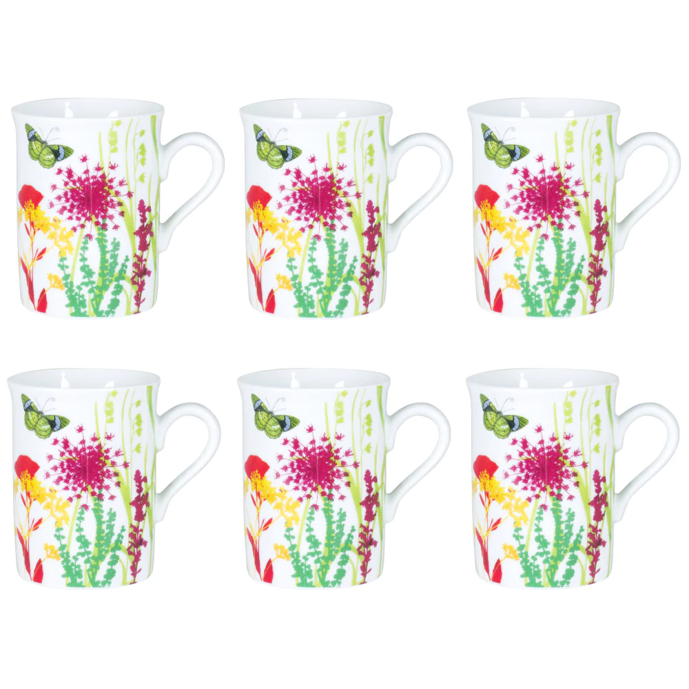 Coffret de 6 mugs Tutti Fiori 30 cl Table passion