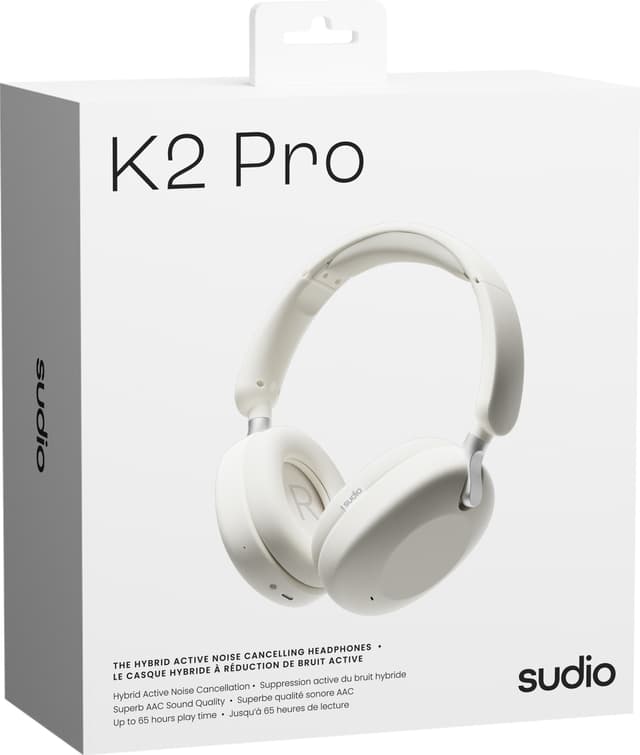 Sudio K2 Pro trådløse around-ear-hovedtelefoner (hvid)