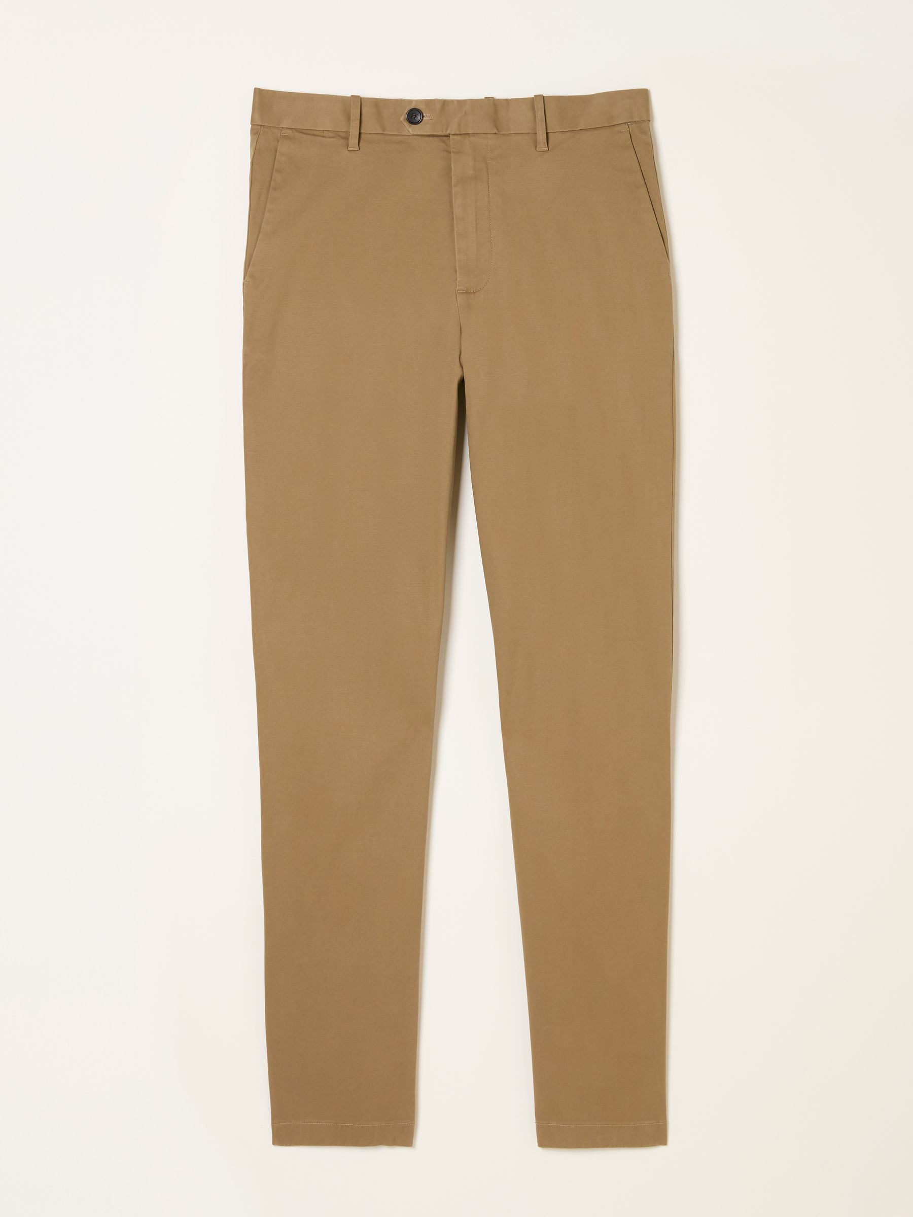 Pastelgeel - FatFace Tailored Fit Smart Chino Trousers