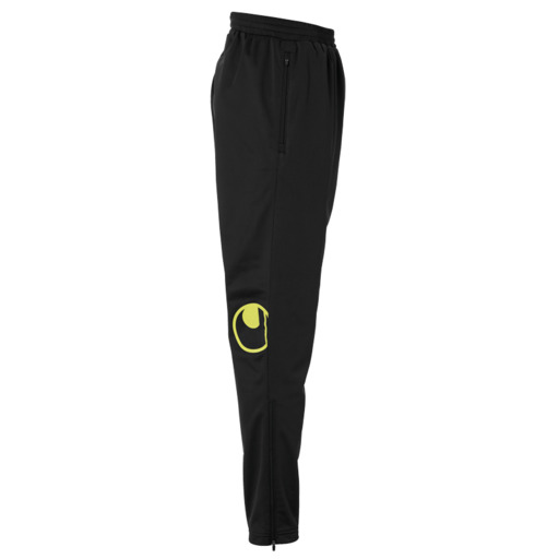 Calça Score Classic Preta/Amarelo Fluorescente Uhlsport