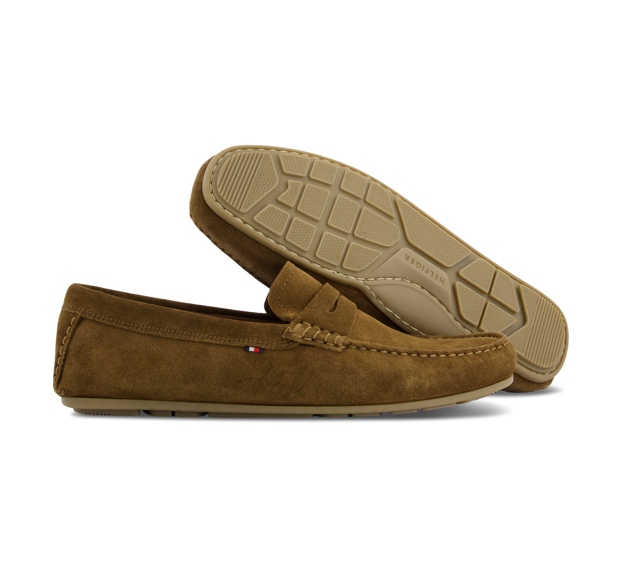 Tommy Hilfiger Casual Hilfiger Suede Driver - Mokassins braun