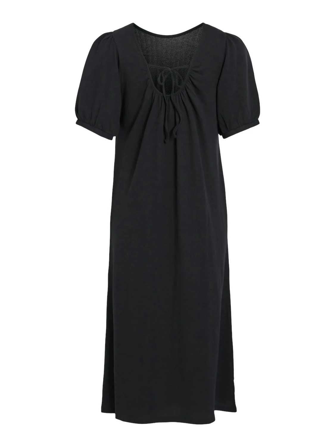 Vila  Vitenea Boatneck midikjole - sort