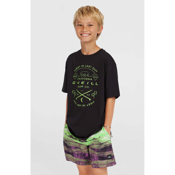 O'Neill Jack Muir T-Shirt Black Out Jungs SU25