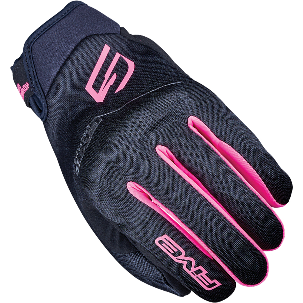 Five - Gants femme Globe Evo Woman Noir / Rose fluo