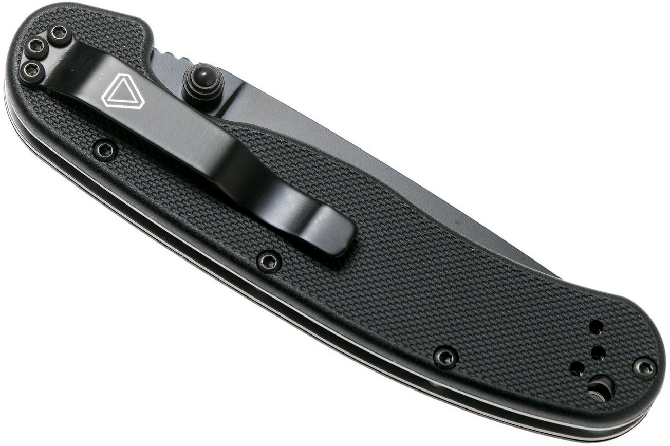 Ontario RAT-2 D2 black, plain edge black, 8830