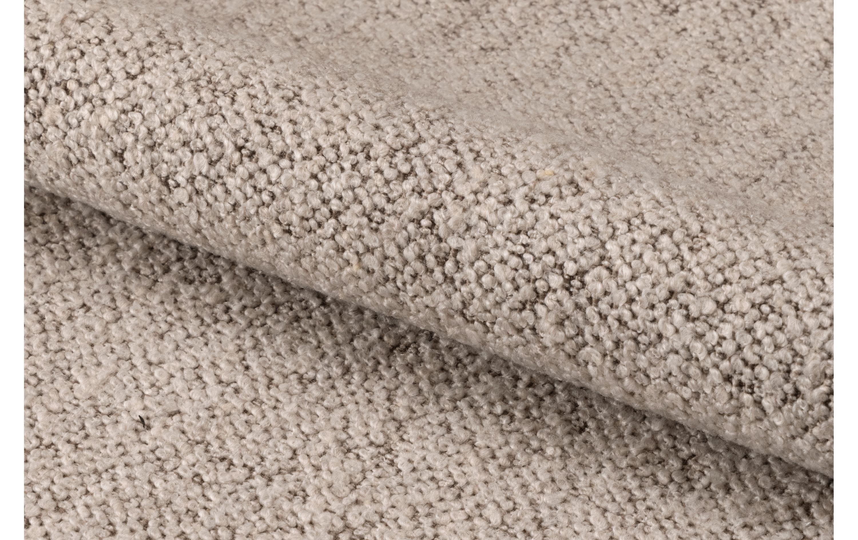 Sessel London Stahl/Textil, Beige<br>Edler Relaxsessel mit passendem Fusshocker