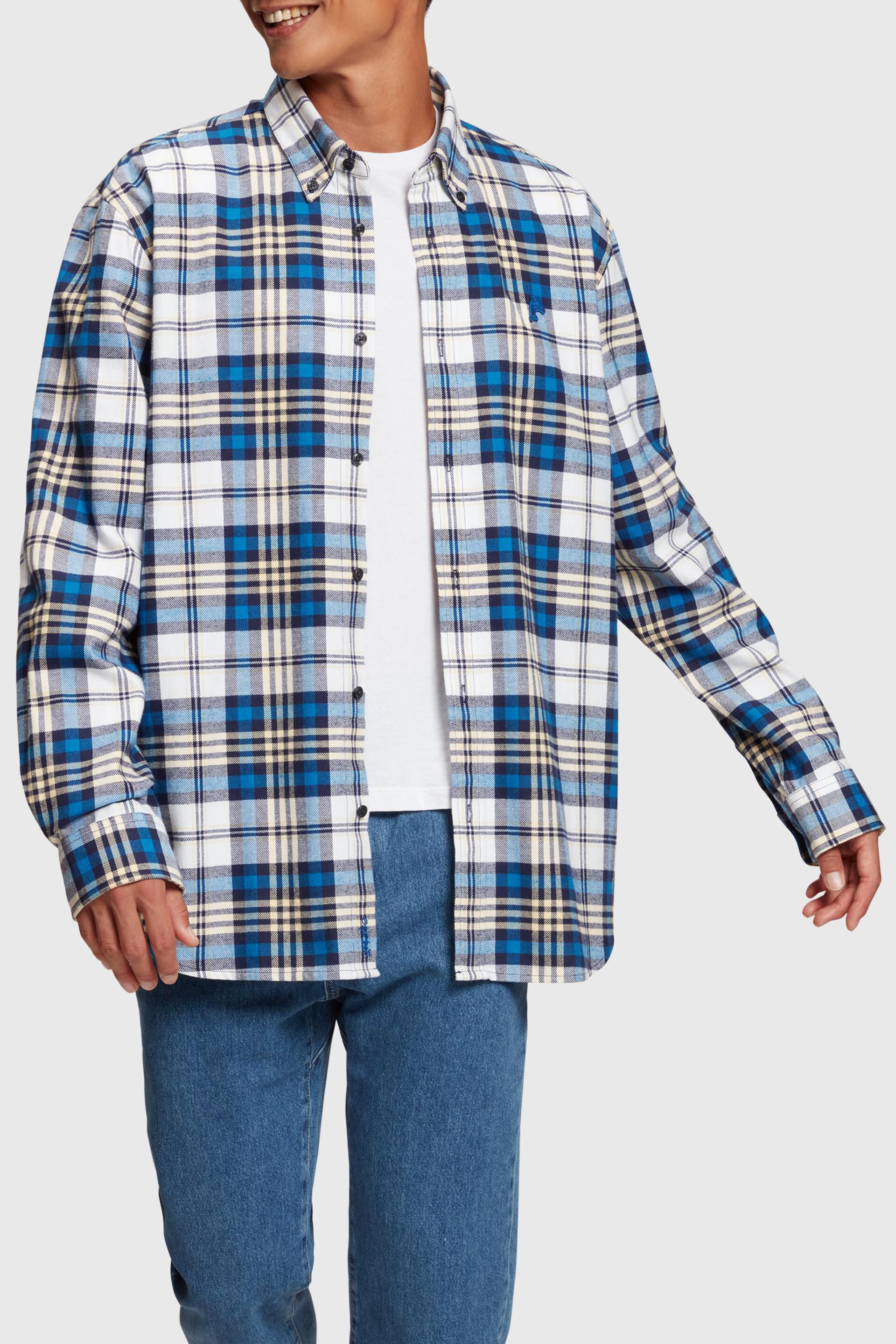 Chemise en flanelle à carreaux