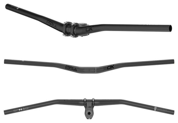 Cintre SQlab 3OX 12° 31.8 mm 780 mm Noir