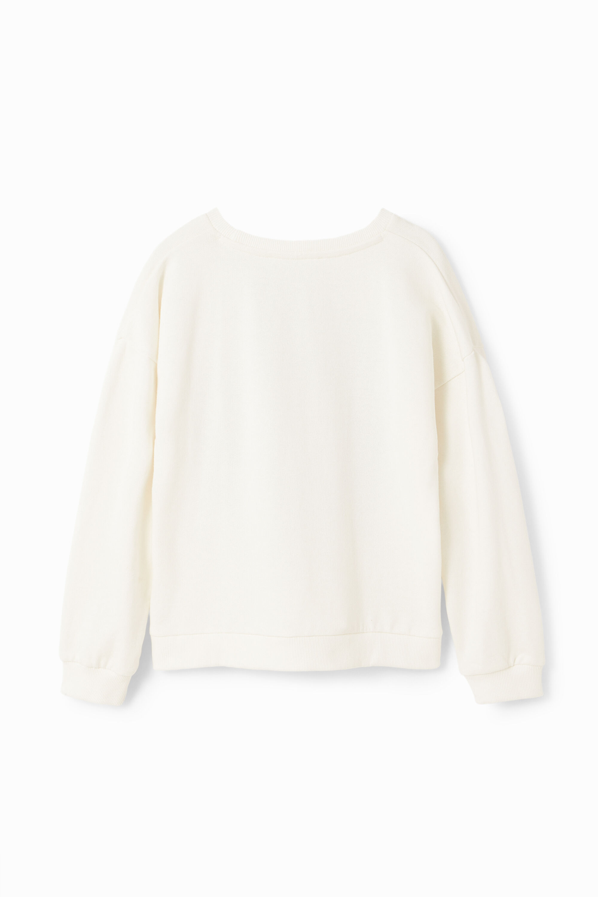Sweat-shirt fleurs logo