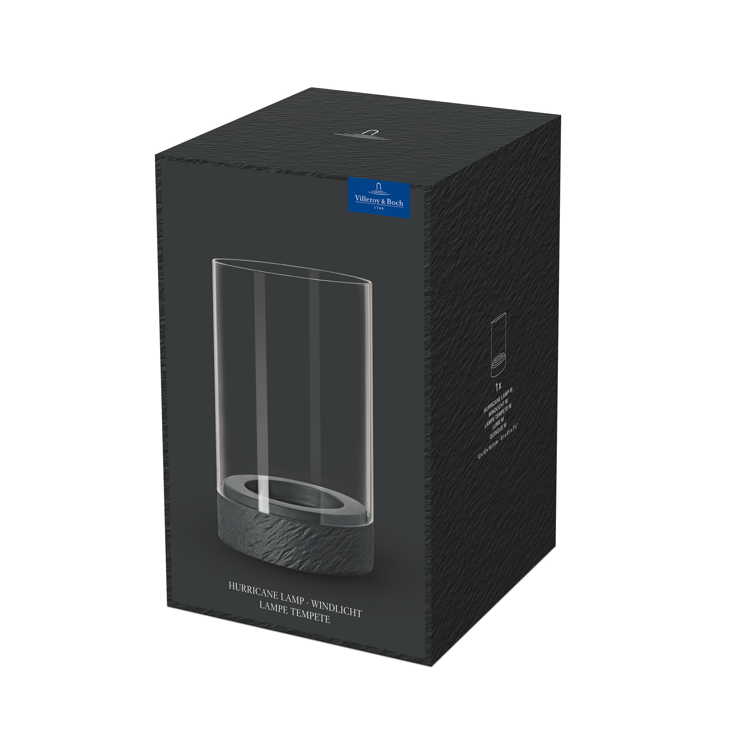 Manufacture Hurricane lamp Clear, 4.8'' x 7.8''