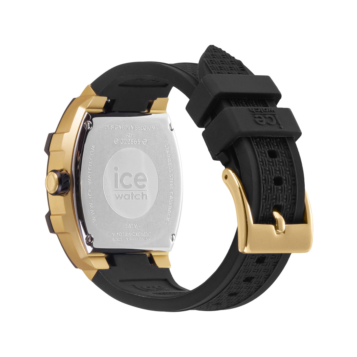Montre ICE WATCH Ice boliday femme bracelet silicone noir