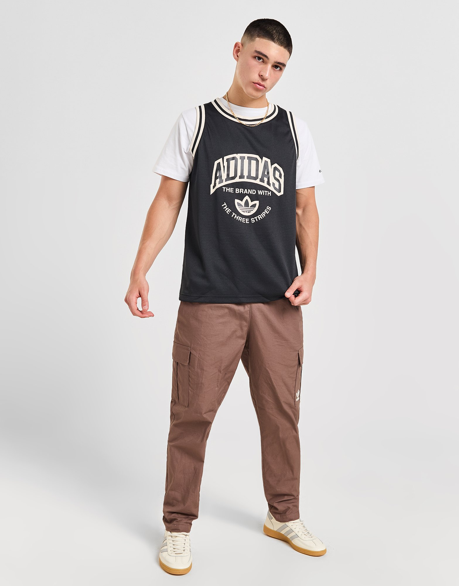 adidas Originals Débardeur Varsity Basketball Homme