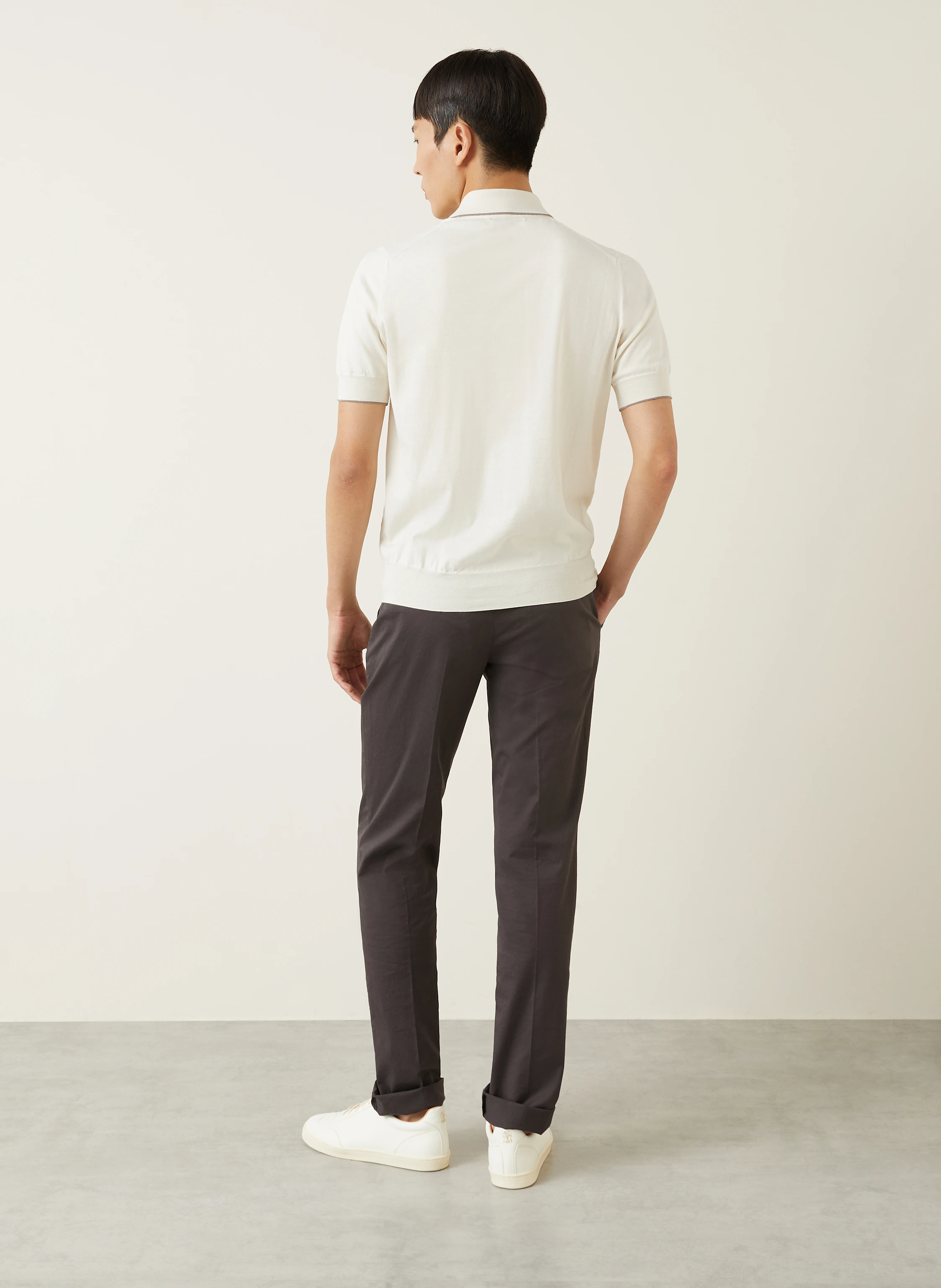 BRUNELLO CUCINELLI Strick-Poloshirt