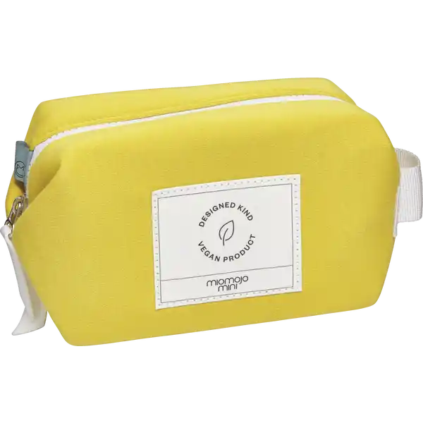 Make up Tasche gelb vegan